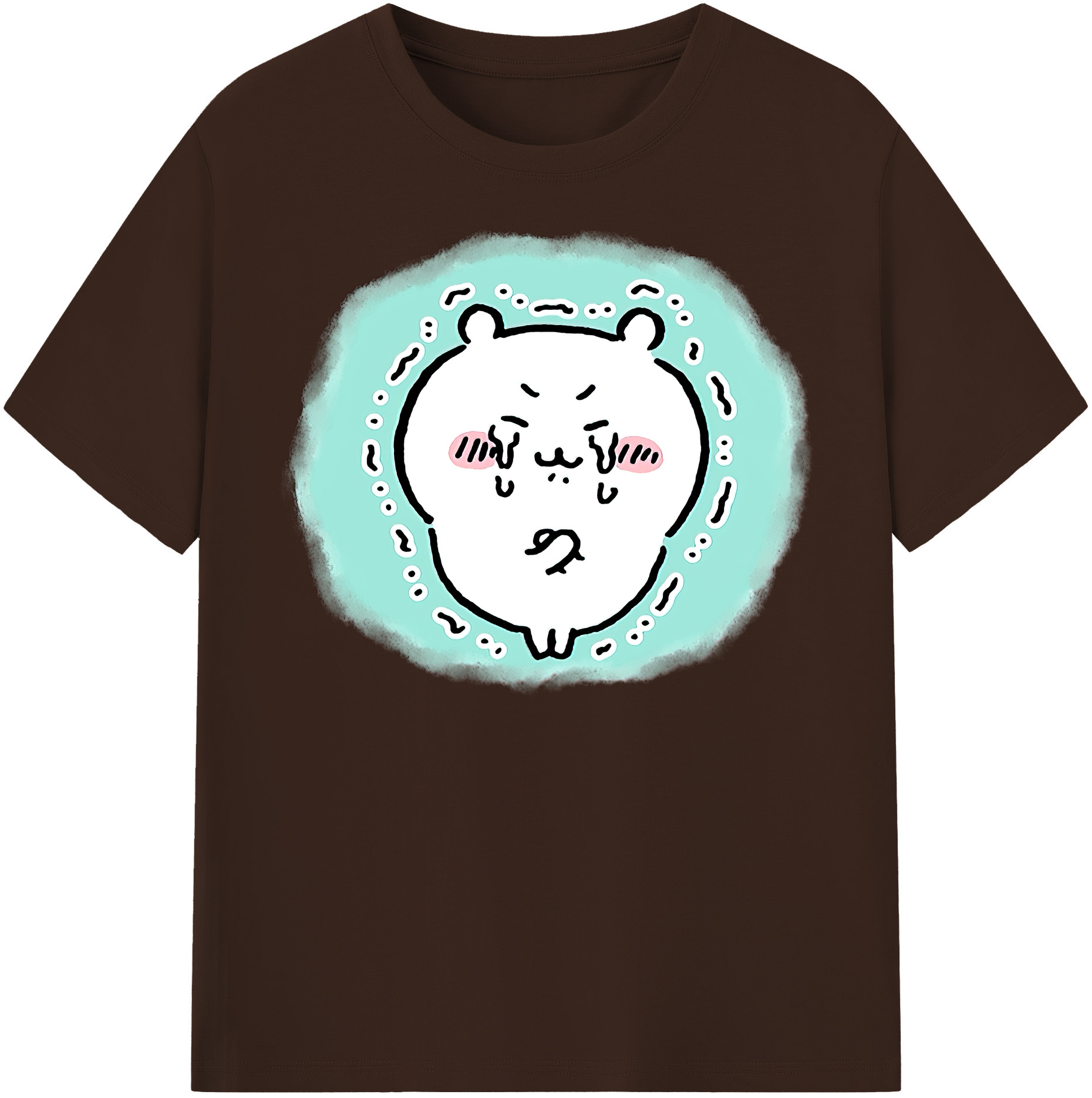 （画像用） ちいかわ ちいかわ Chii-kawa chiikawa 綿100％半袖Tシャツ（フロントプリント）