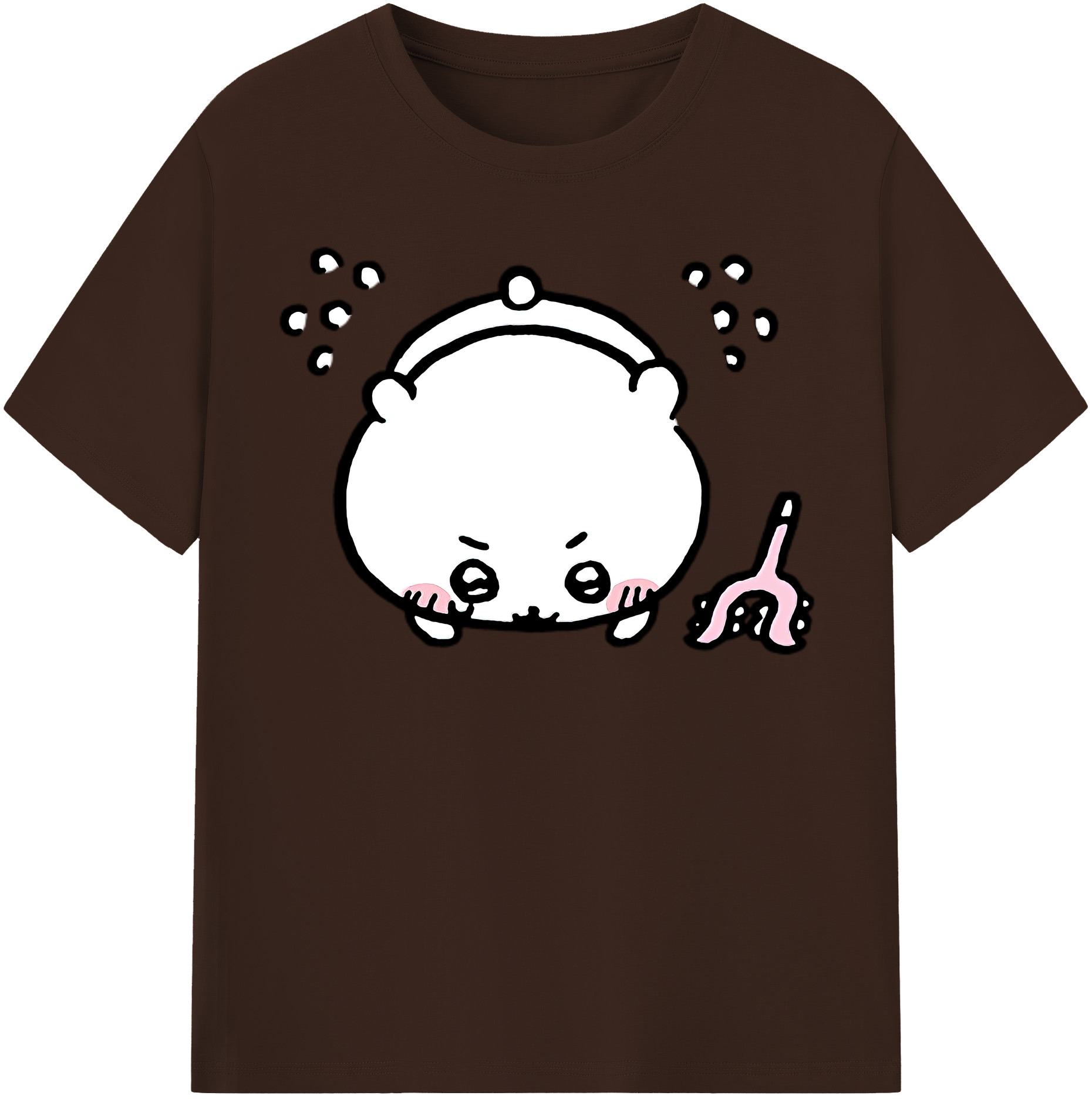 （画像用） ちいかわ ちいかわ Chii-kawa chiikawa 綿100％半袖Tシャツ（フロントプリント）
