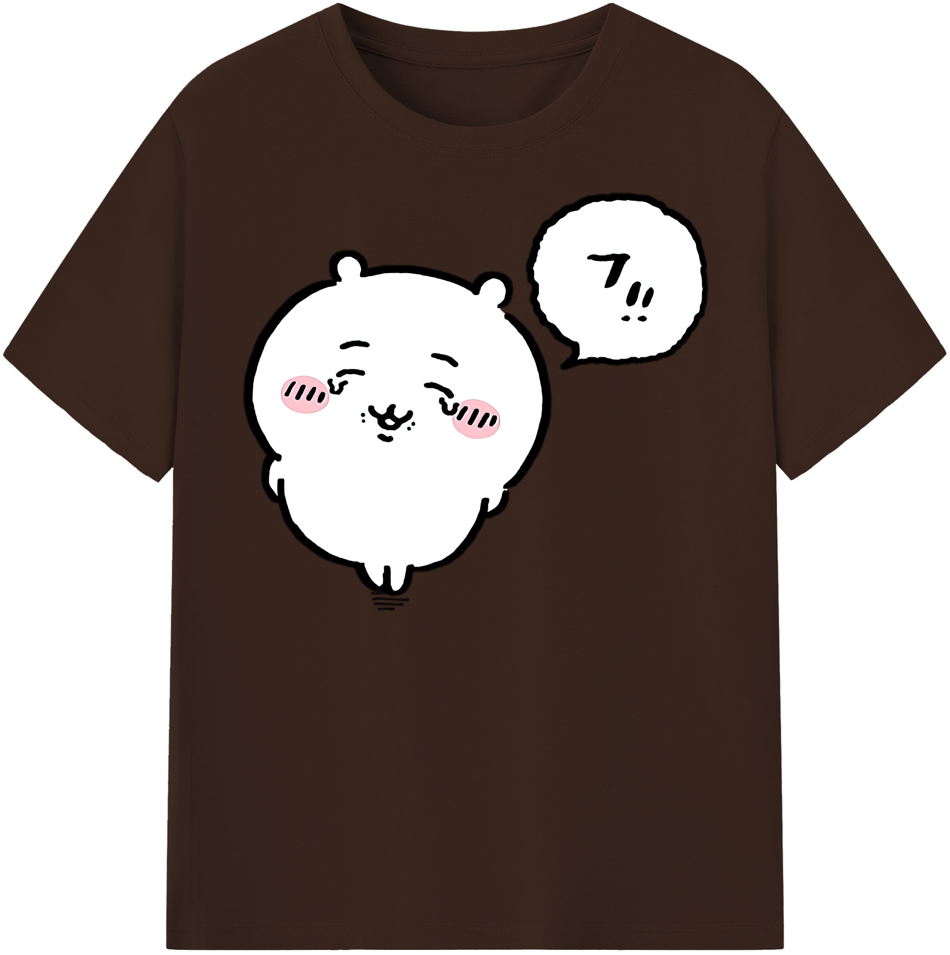 （画像用） ちいかわ ちいかわ Chii-kawa chiikawa 綿100％半袖Tシャツ（フロントプリント）
