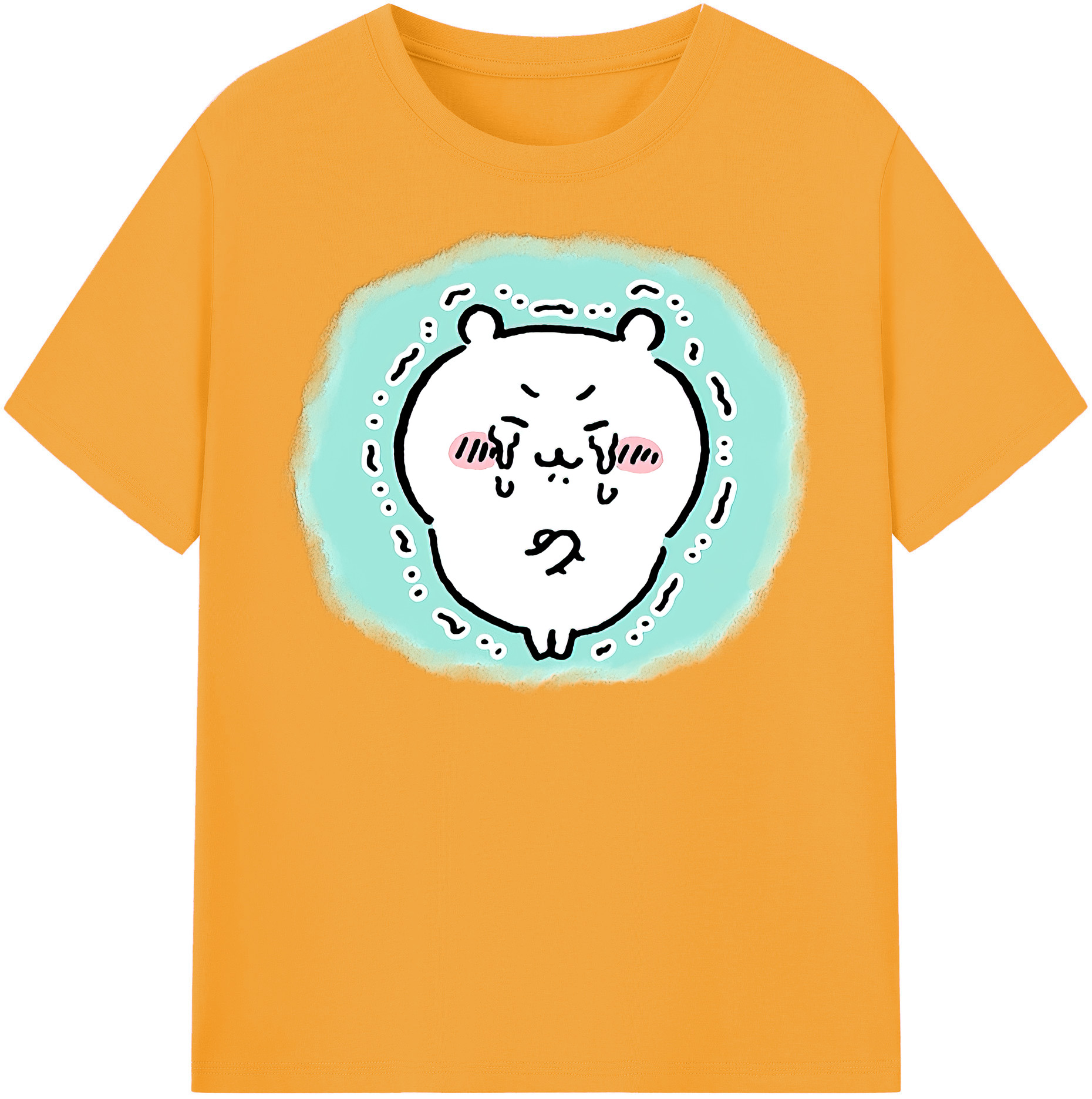 （画像用） ちいかわ ちいかわ Chii-kawa chiikawa 綿100％半袖Tシャツ（フロントプリント）