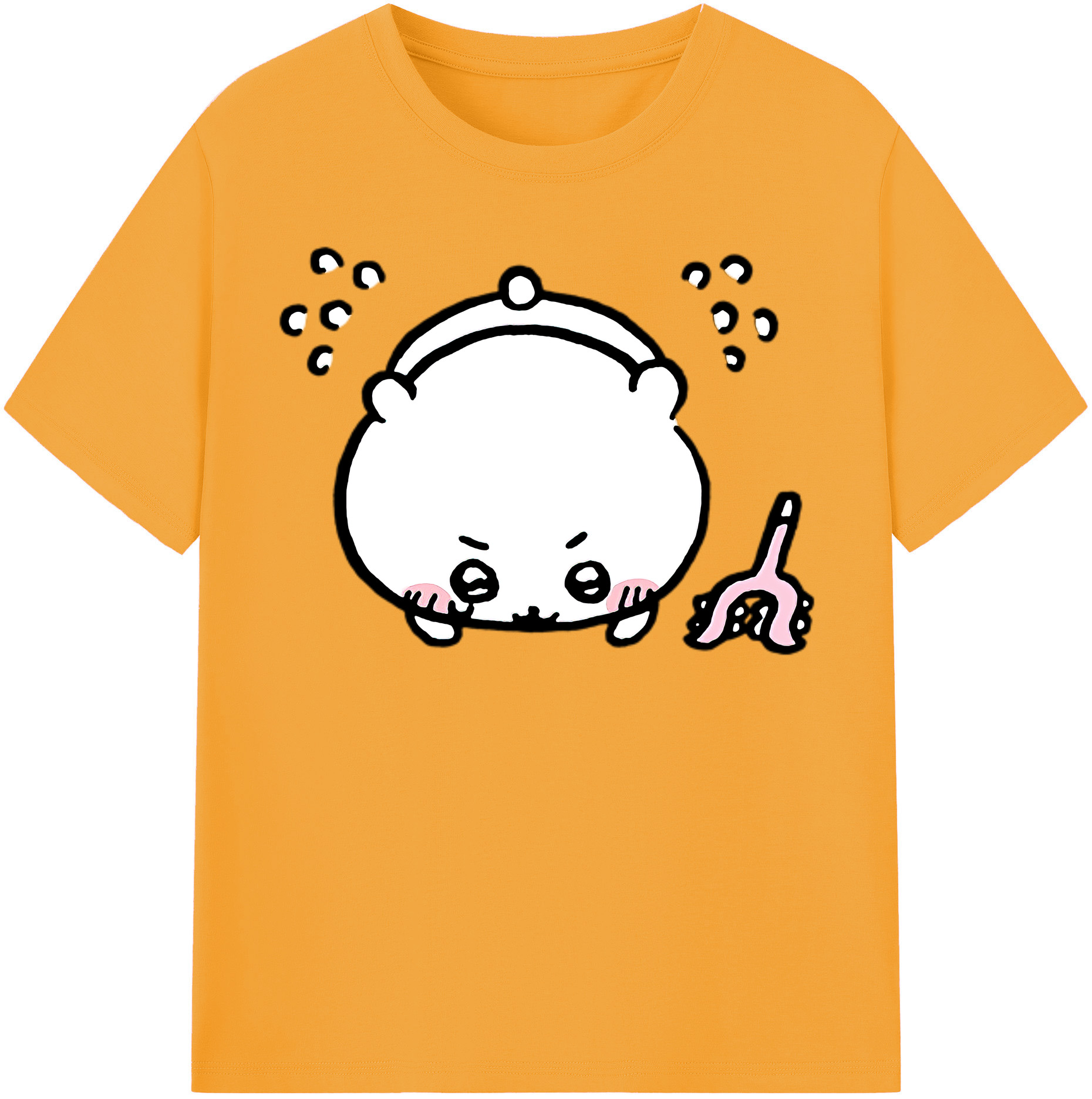 （画像用） ちいかわ ちいかわ Chii-kawa chiikawa 綿100％半袖Tシャツ（フロントプリント）