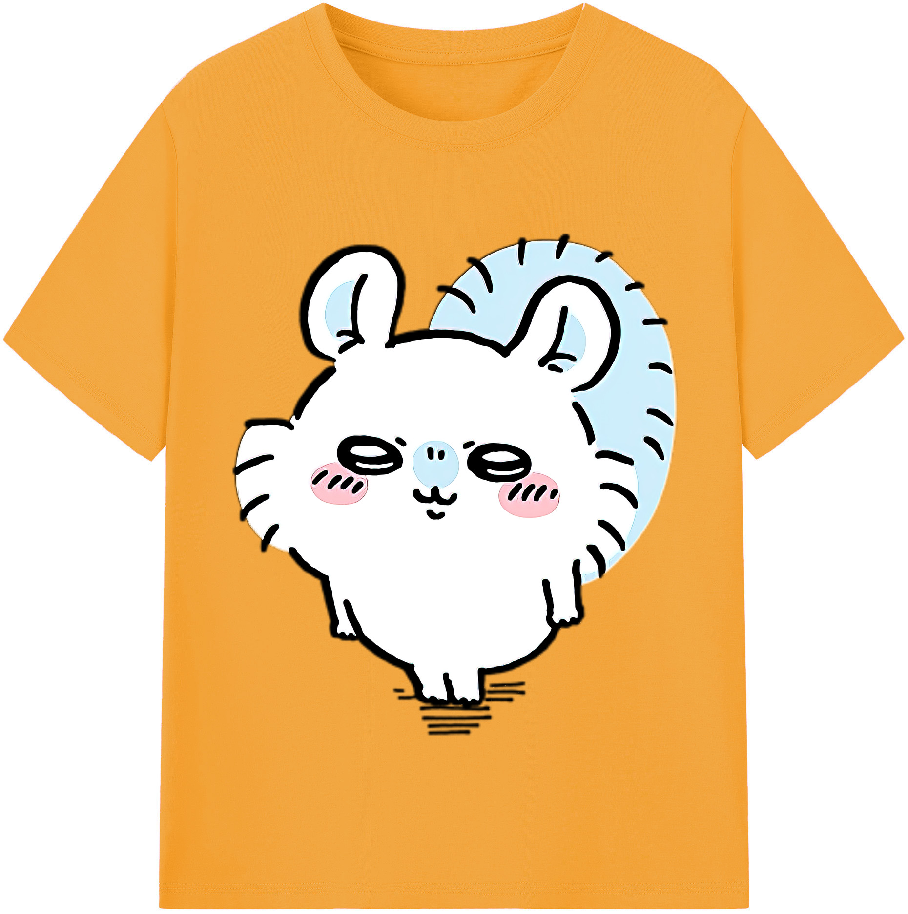 （画像用） ちいかわ モモンガ Chii-kawa Momonga 綿100％半袖Tシャツ（フロントプリント）