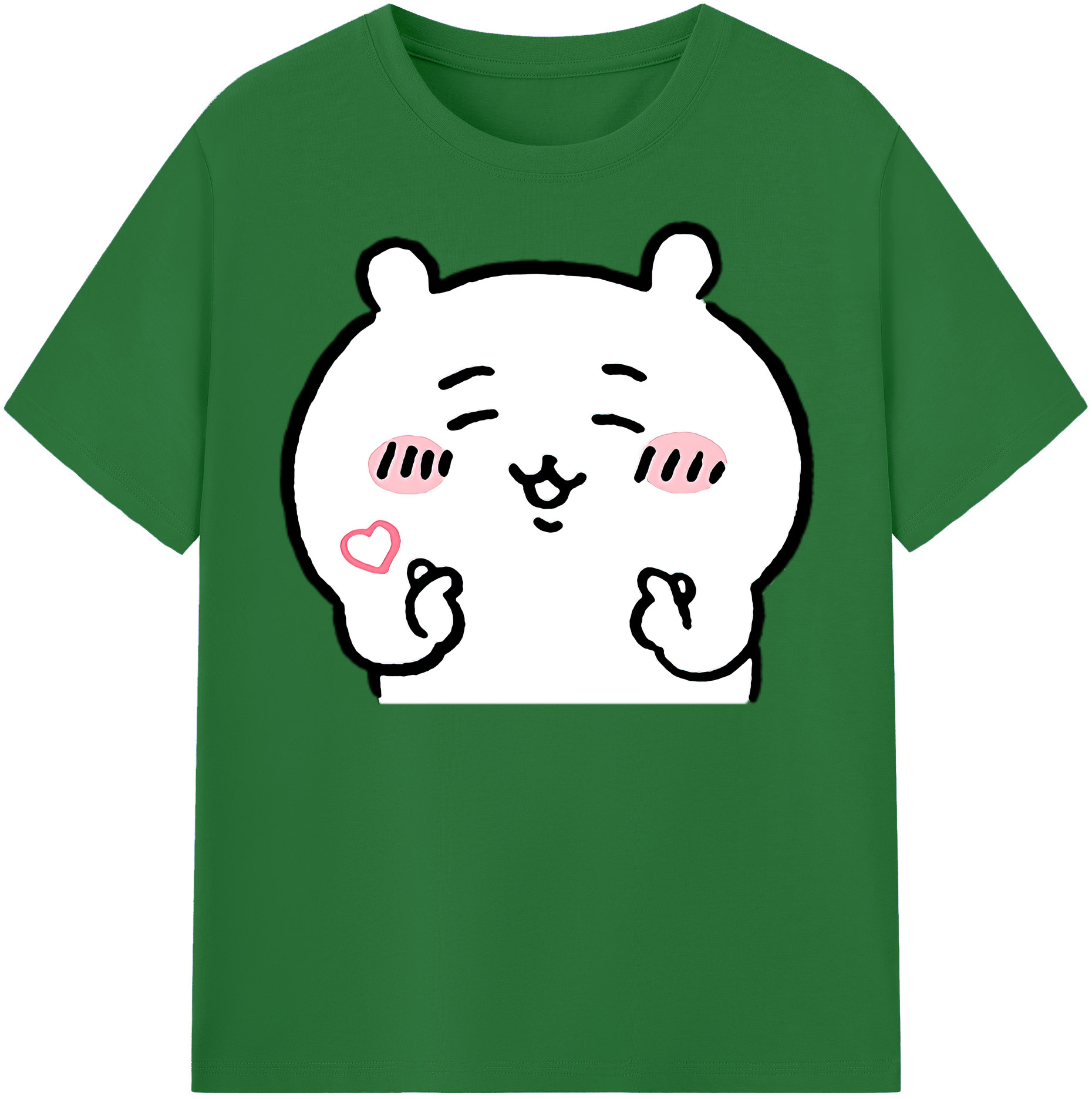 （画像用） ちいかわ ちいかわ Chii-kawa chiikawa 綿100％半袖Tシャツ（フロントプリント）