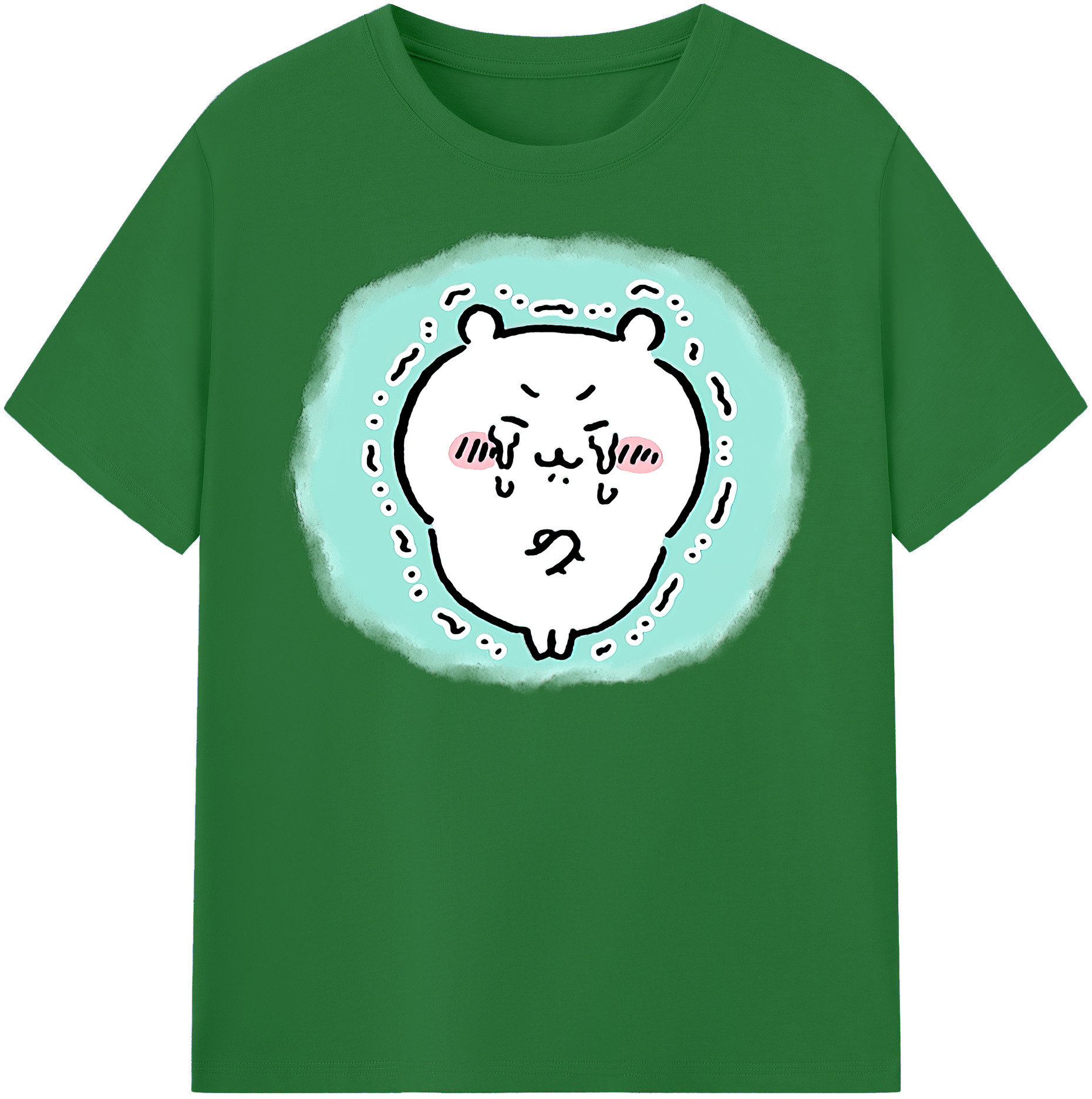 （画像用） ちいかわ ちいかわ Chii-kawa chiikawa 綿100％半袖Tシャツ（フロントプリント）