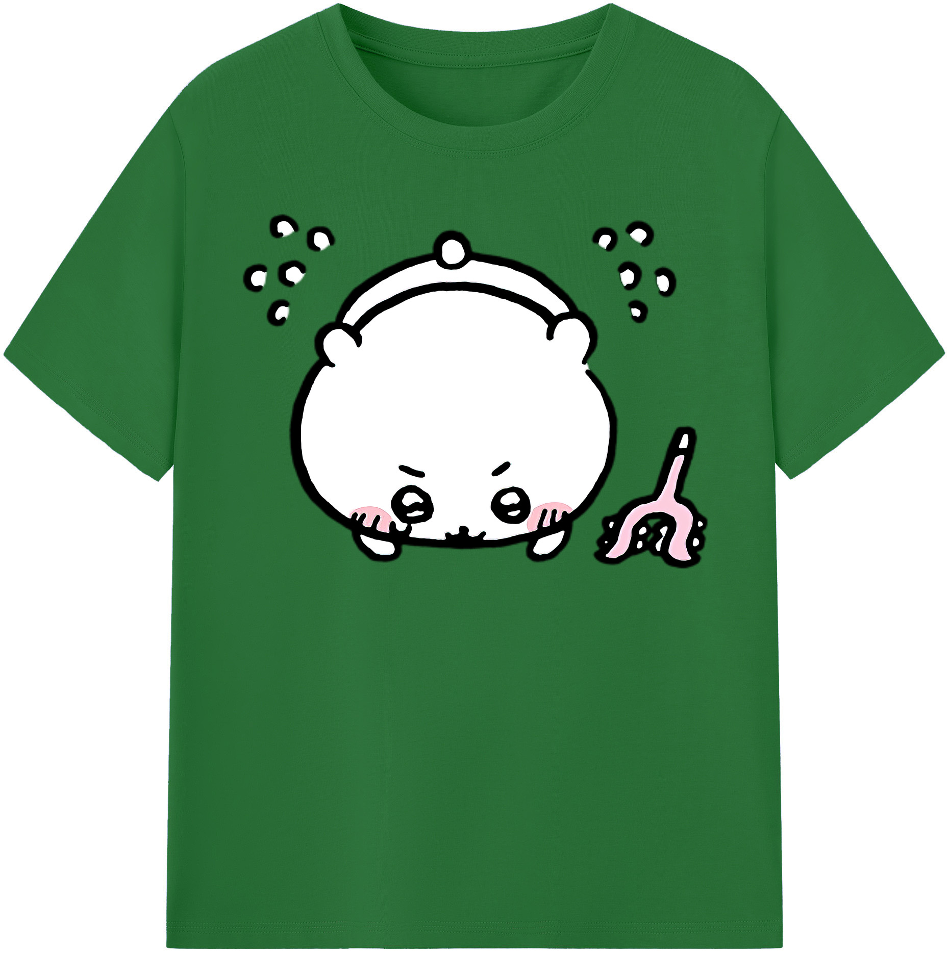 （画像用） ちいかわ ちいかわ Chii-kawa chiikawa 綿100％半袖Tシャツ（フロントプリント）