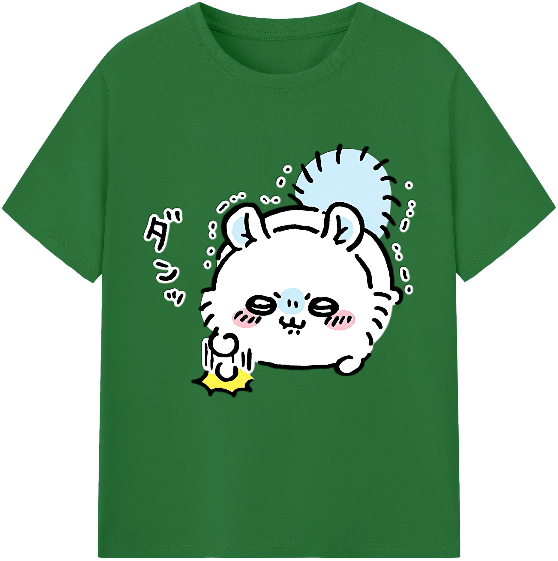 （画像用） ちいかわ モモンガ Chii-kawa Momonga 綿100％半袖Tシャツ（フロントプリント）