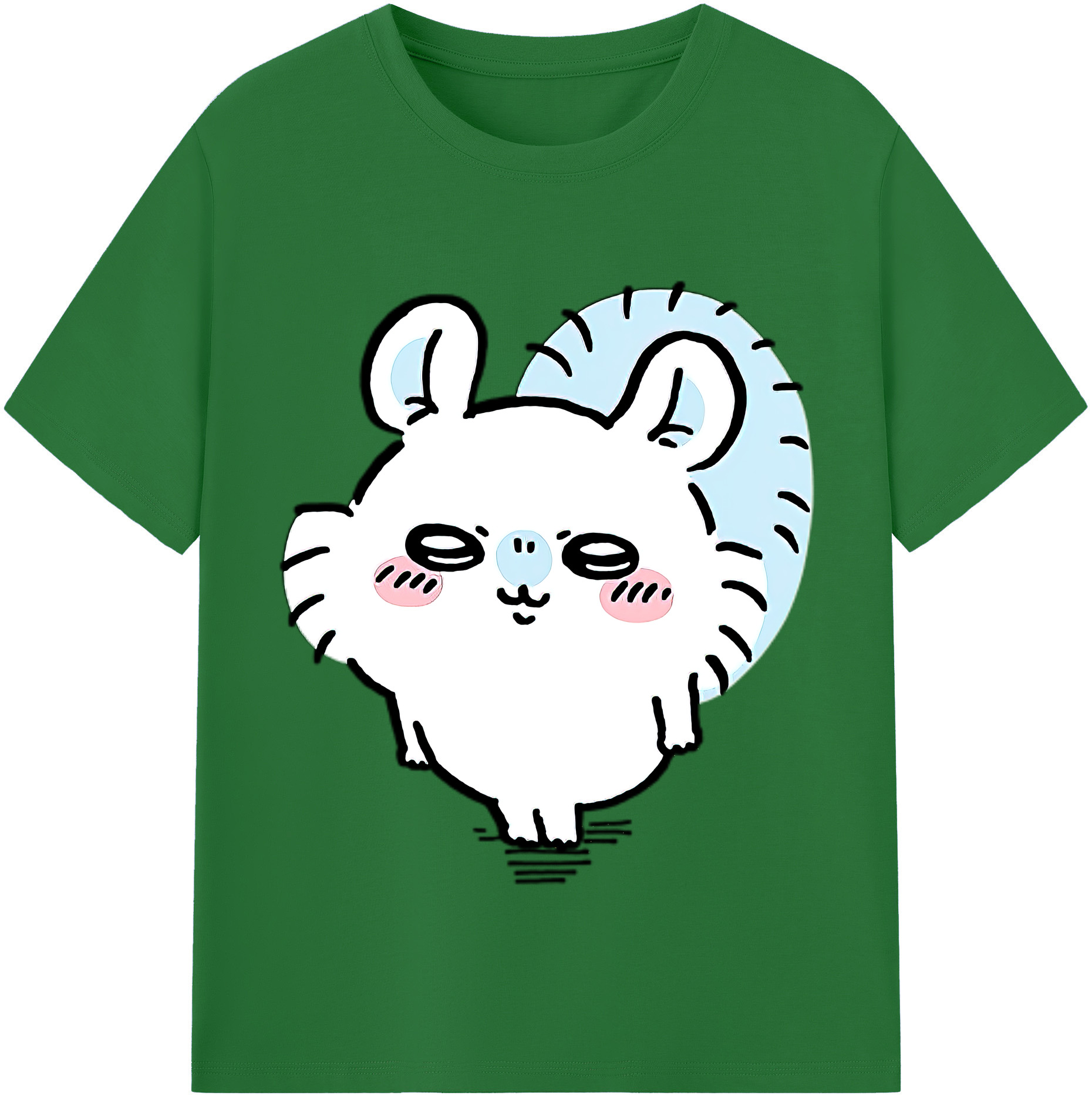 （画像用） ちいかわ モモンガ Chii-kawa Momonga 綿100％半袖Tシャツ（フロントプリント）