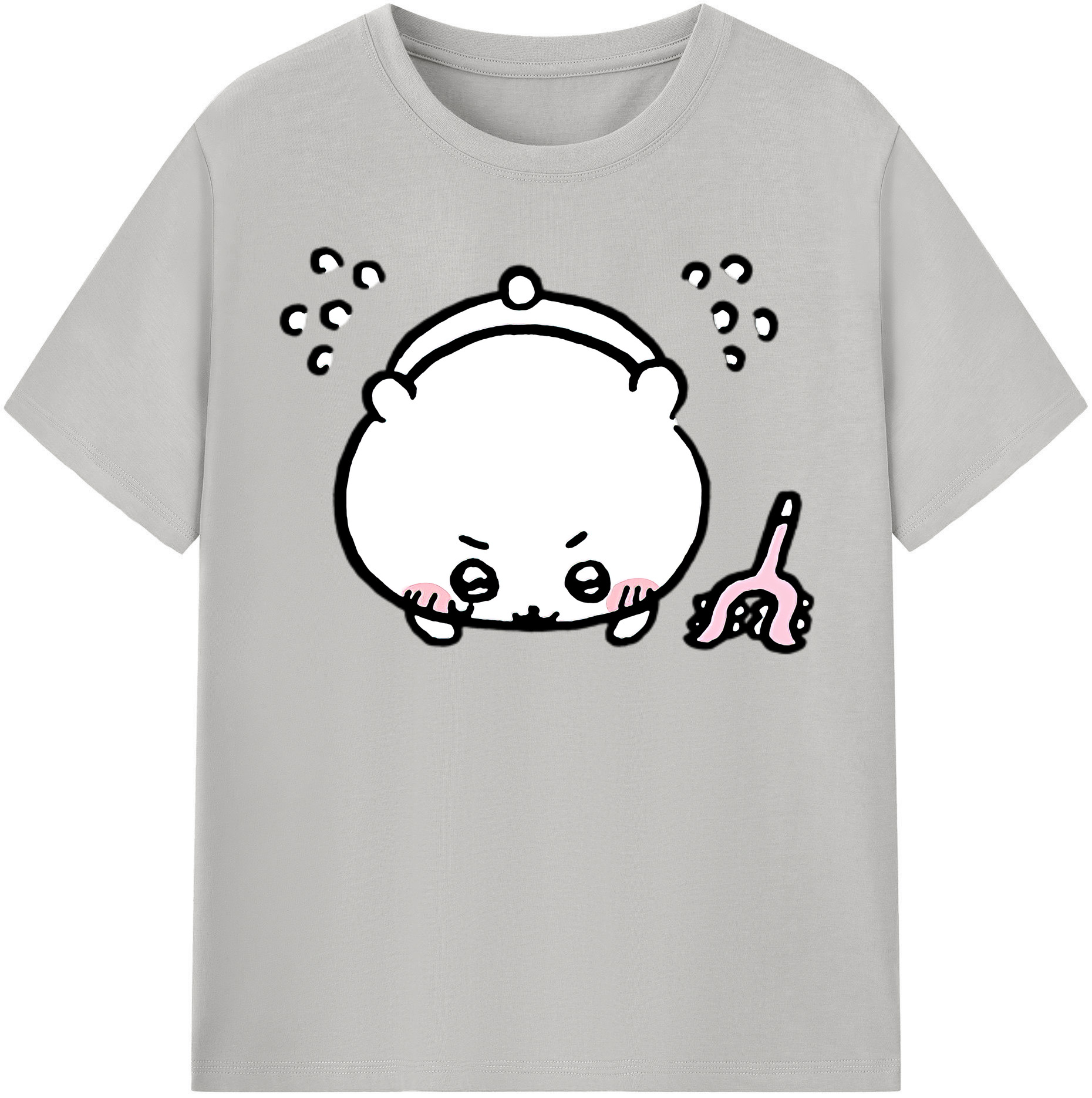（画像用） ちいかわ ちいかわ Chii-kawa chiikawa 綿100％半袖Tシャツ（フロントプリント）