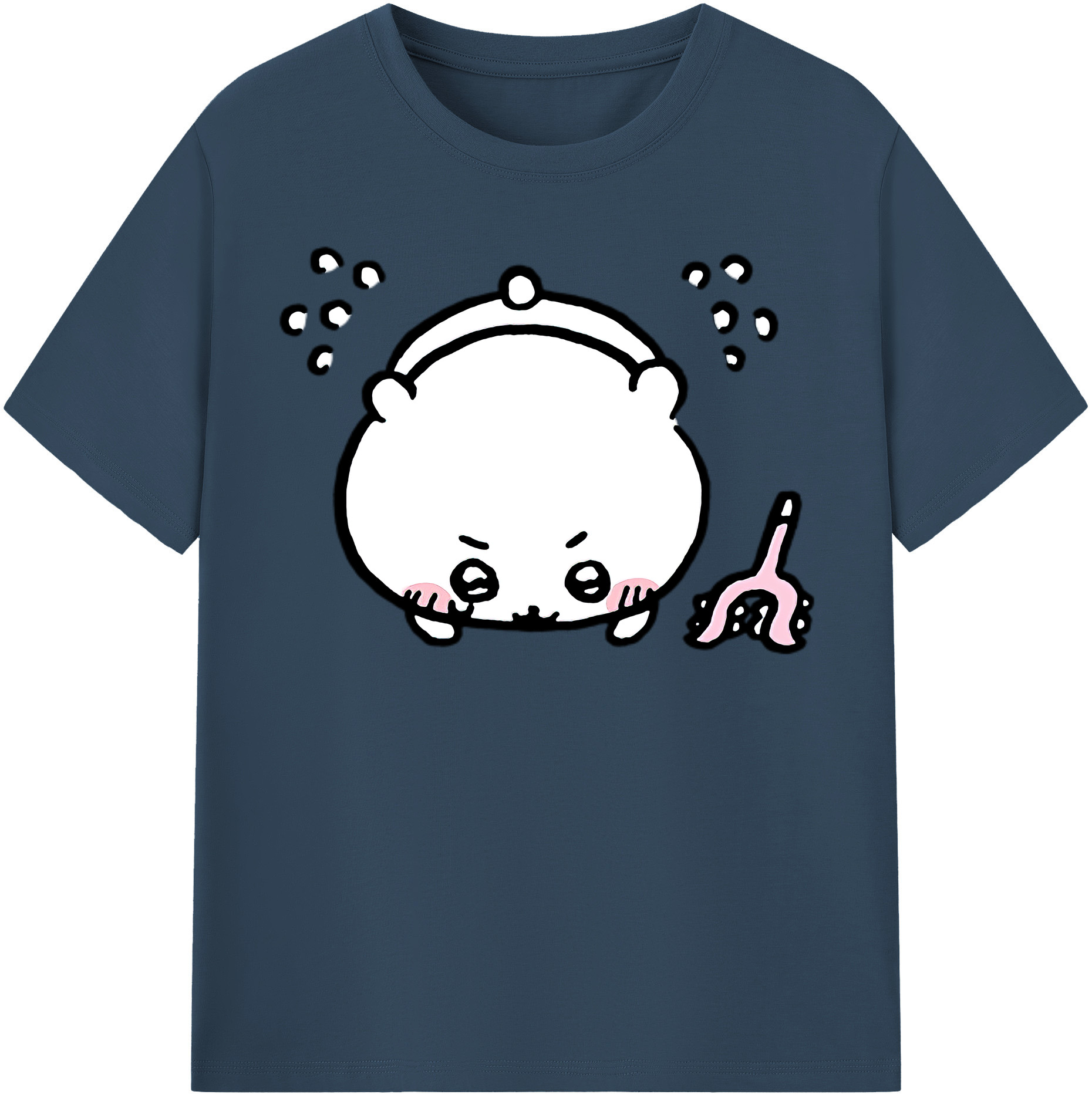 （画像用） ちいかわ ちいかわ Chii-kawa chiikawa 綿100％半袖Tシャツ（フロントプリント）
