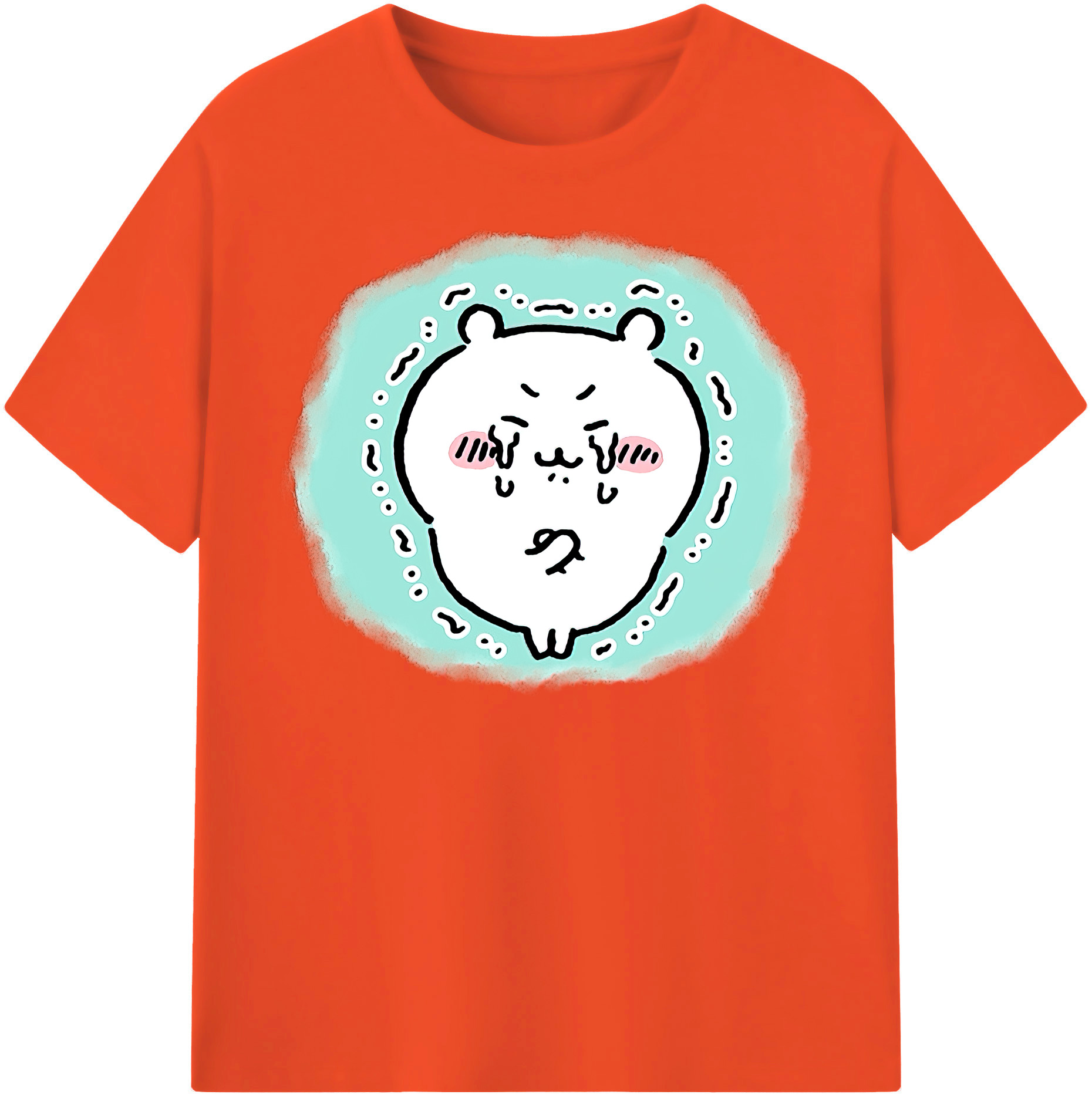 （画像用） ちいかわ ちいかわ Chii-kawa chiikawa 綿100％半袖Tシャツ（フロントプリント）