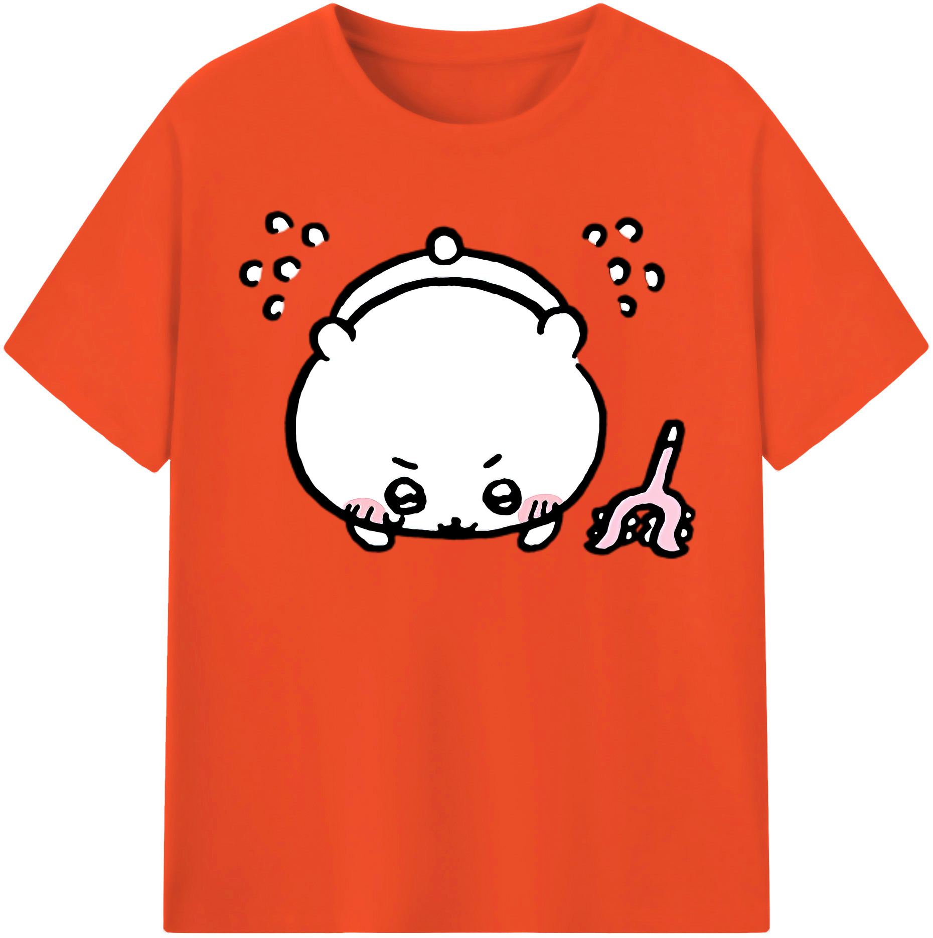 （画像用） ちいかわ ちいかわ Chii-kawa chiikawa 綿100％半袖Tシャツ（フロントプリント）