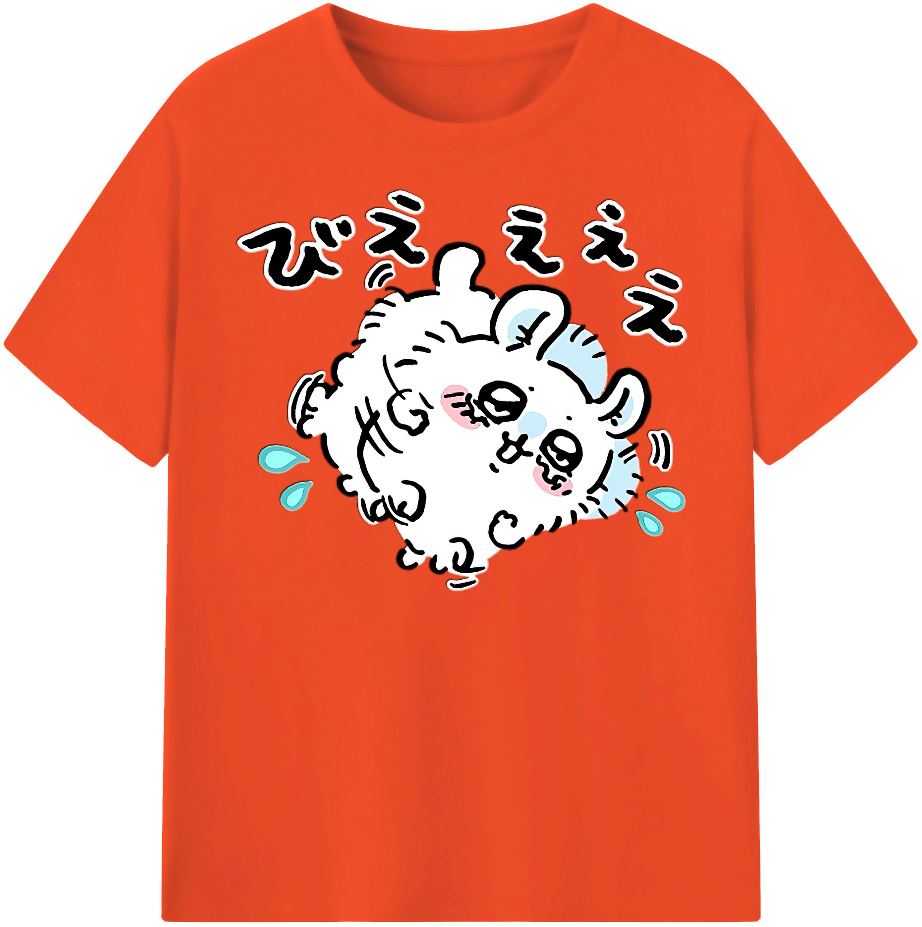 （画像用） ちいかわ モモンガ Chii-kawa Momonga 綿100％半袖Tシャツ（フロントプリント）