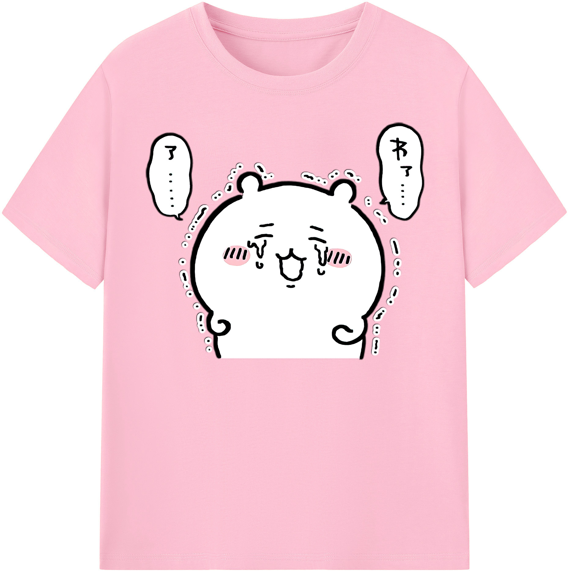 （画像用） ちいかわ ちいかわ Chii-kawa chiikawa 綿100％半袖Tシャツ（フロントプリント）