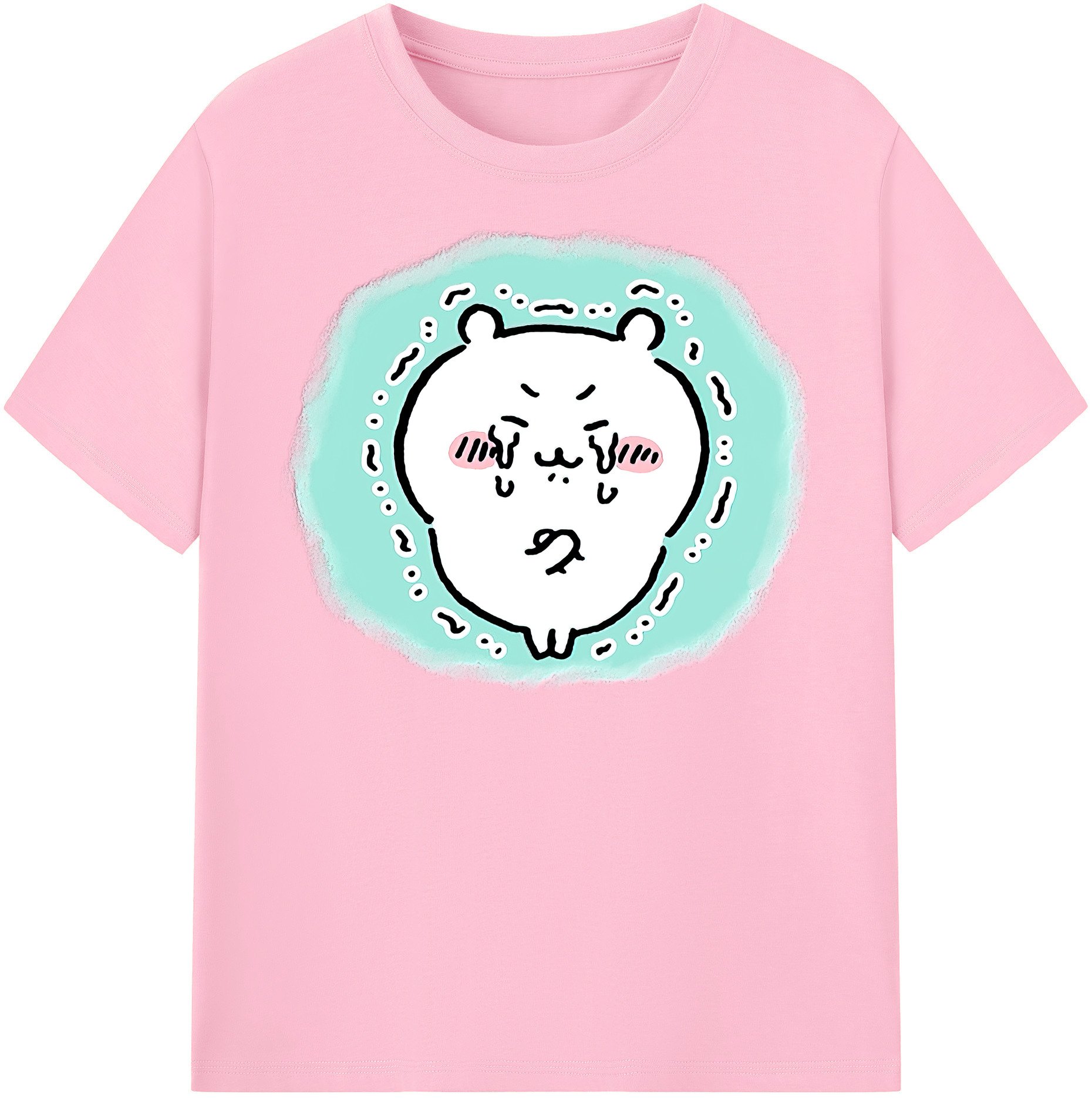 （画像用） ちいかわ ちいかわ Chii-kawa chiikawa 綿100％半袖Tシャツ（フロントプリント）