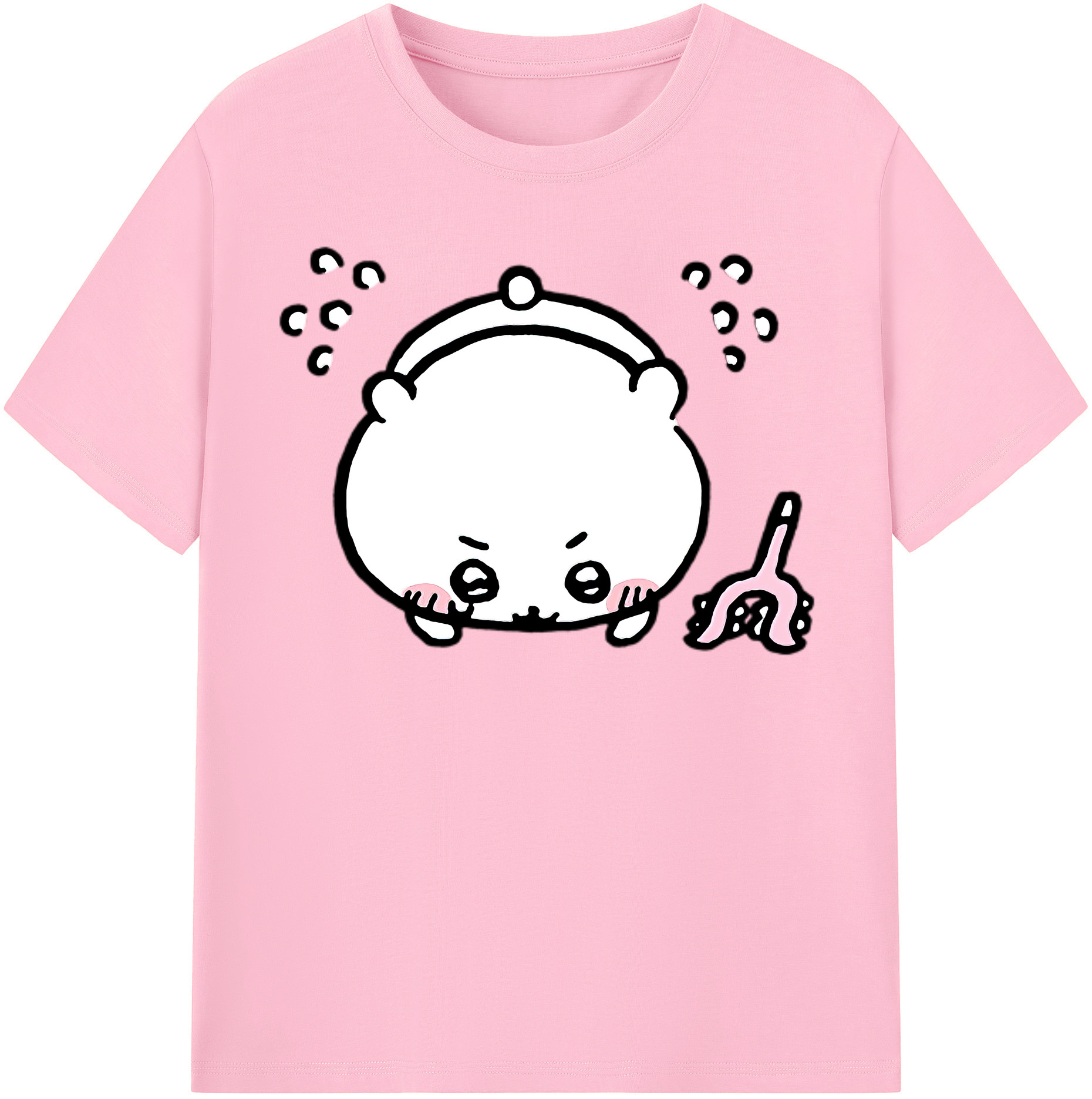 （画像用） ちいかわ ちいかわ Chii-kawa chiikawa 綿100％半袖Tシャツ（フロントプリント）