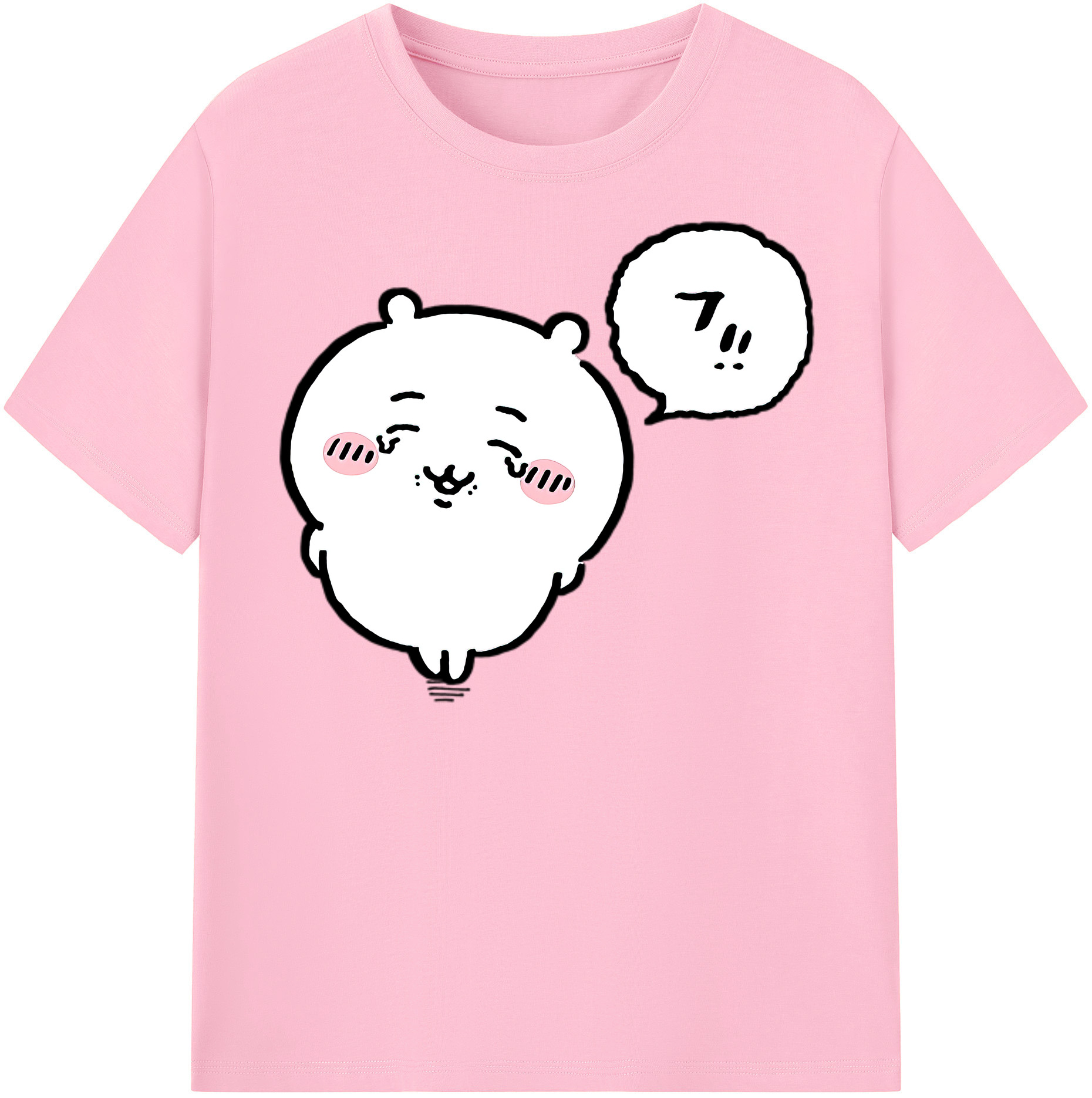 （画像用） ちいかわ ちいかわ Chii-kawa chiikawa 綿100％半袖Tシャツ（フロントプリント）