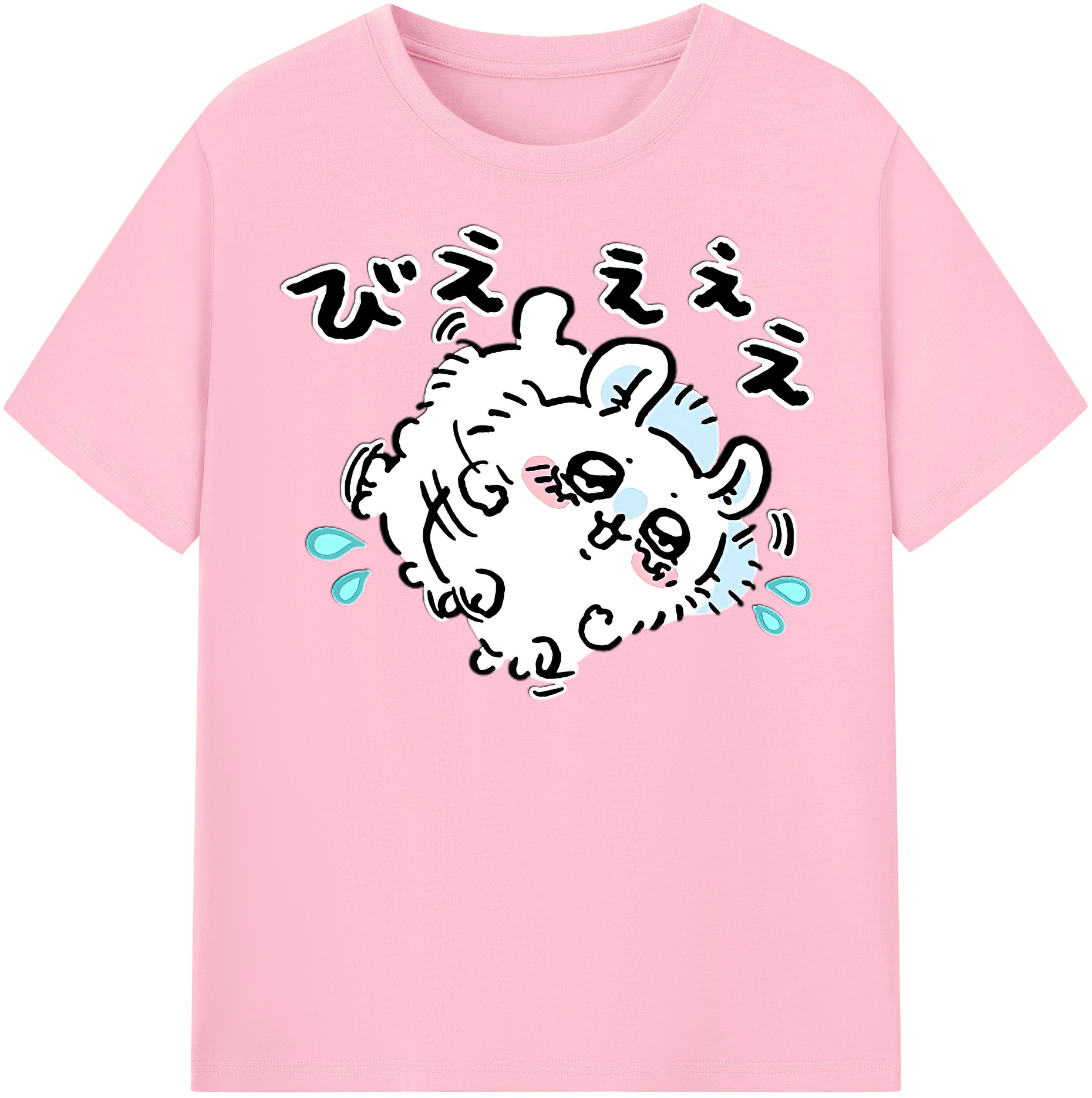 （画像用） ちいかわ モモンガ Chii-kawa Momonga 綿100％半袖Tシャツ（フロントプリント）