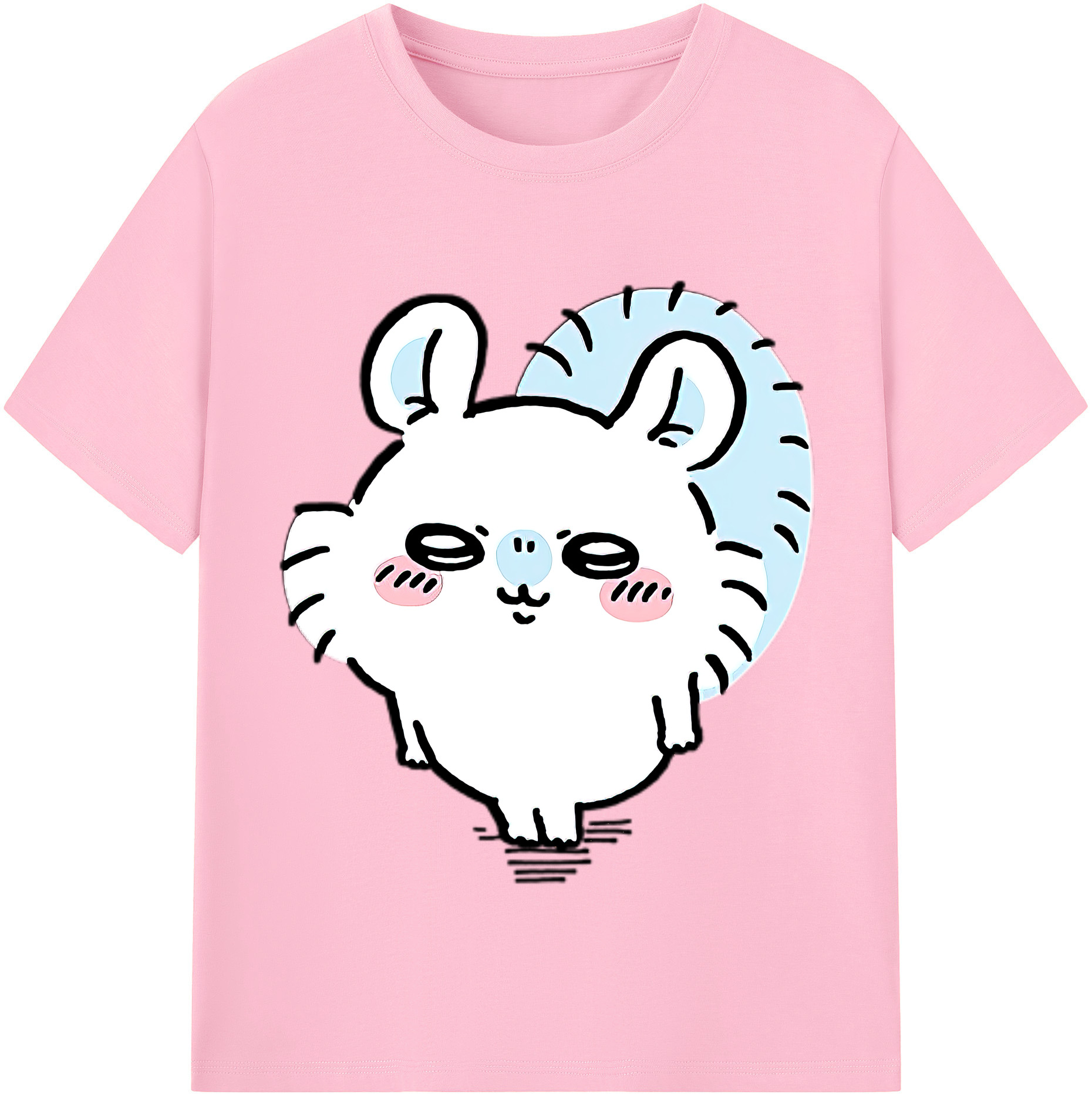 （画像用） ちいかわ モモンガ Chii-kawa Momonga 綿100％半袖Tシャツ（フロントプリント）