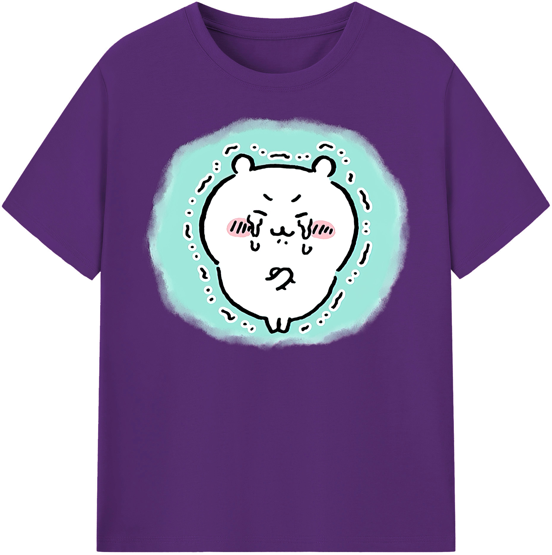 （画像用） ちいかわ ちいかわ Chii-kawa chiikawa 綿100％半袖Tシャツ（フロントプリント）