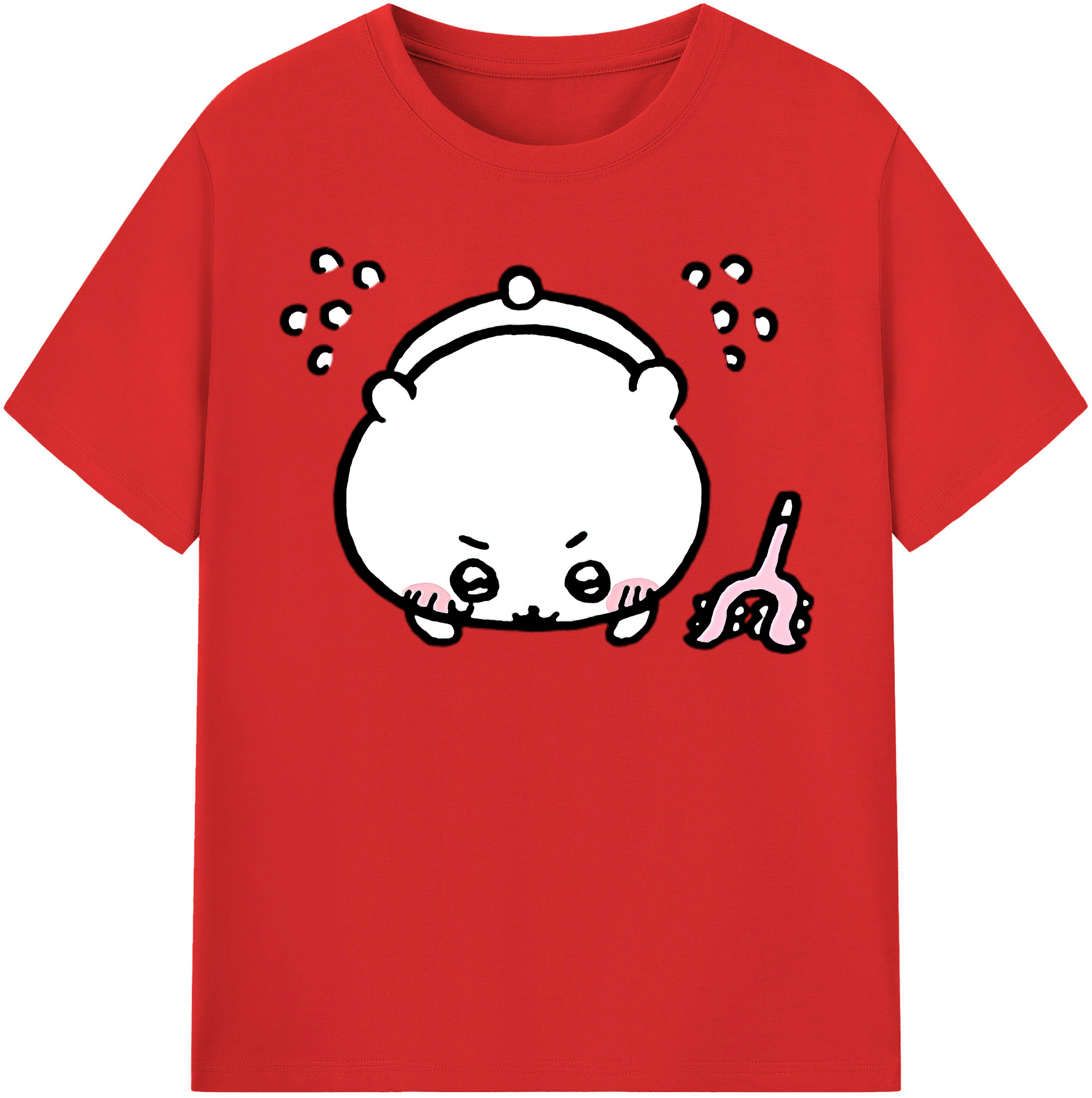 （画像用） ちいかわ ちいかわ Chii-kawa chiikawa 綿100％半袖Tシャツ（フロントプリント）
