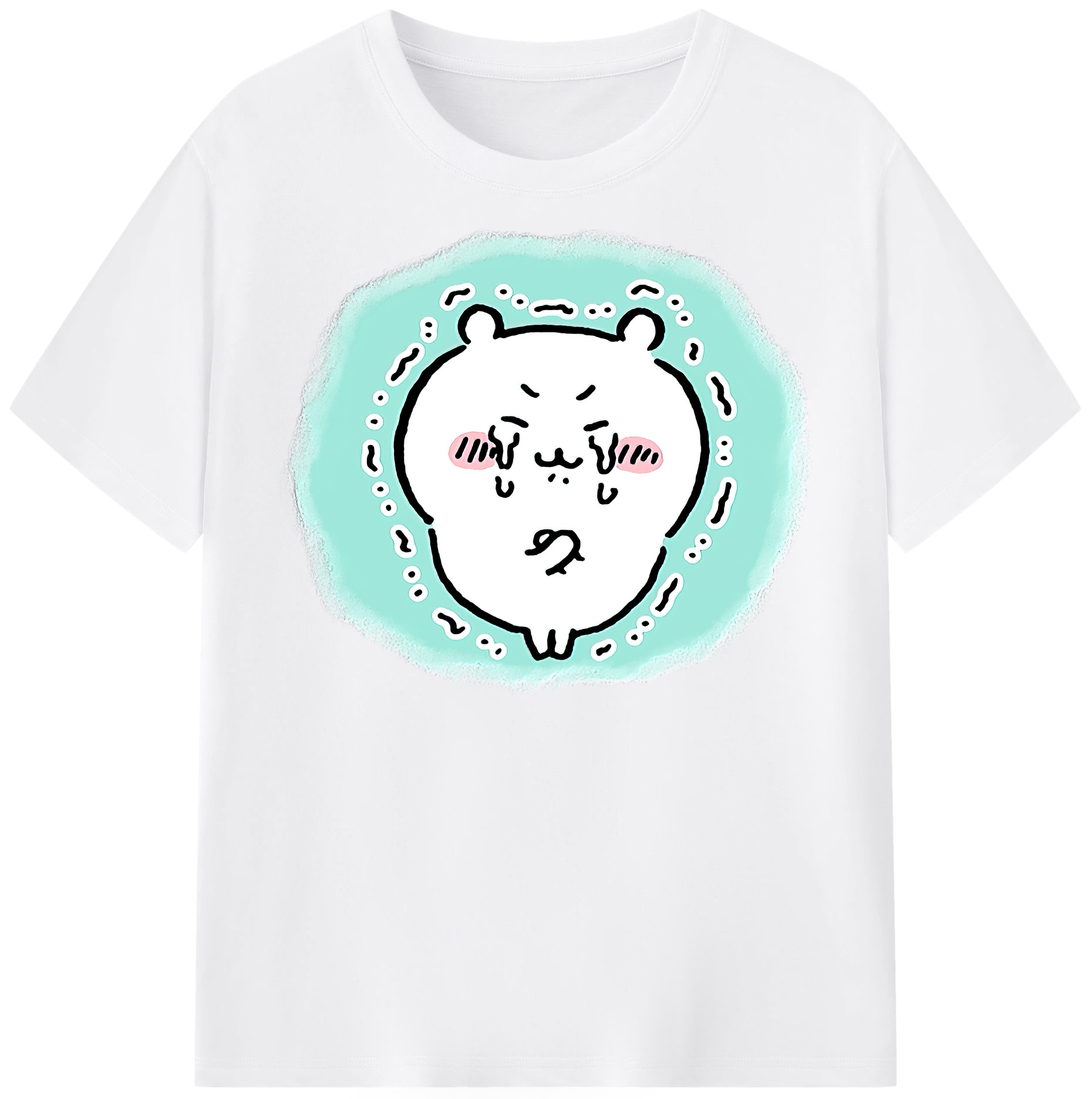 （画像用） ちいかわ ちいかわ Chii-kawa chiikawa 綿100％半袖Tシャツ（フロントプリント）