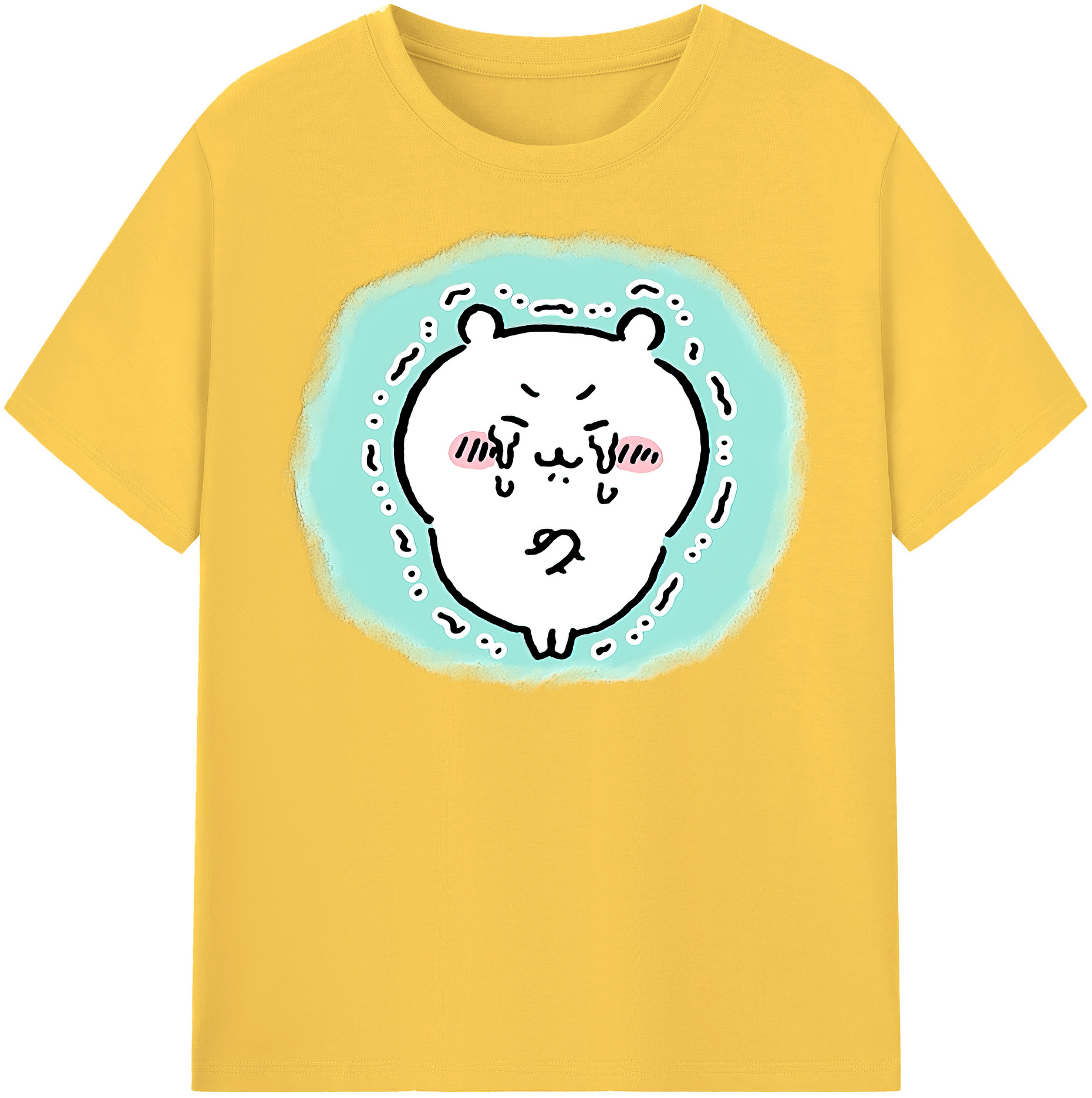 （画像用） ちいかわ ちいかわ Chii-kawa chiikawa 綿100％半袖Tシャツ（フロントプリント）