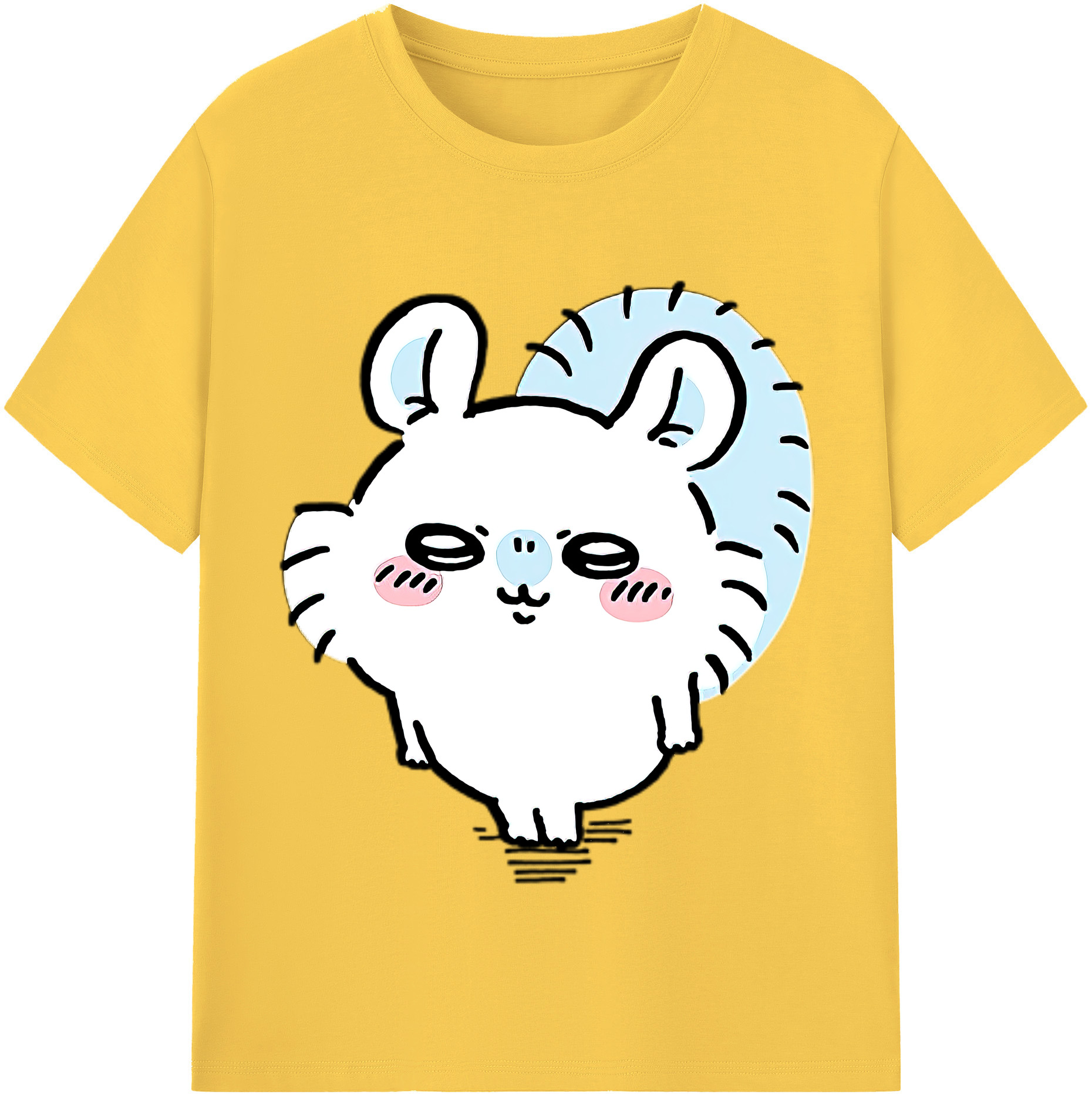 （画像用） ちいかわ モモンガ Chii-kawa Momonga 綿100％半袖Tシャツ（フロントプリント）