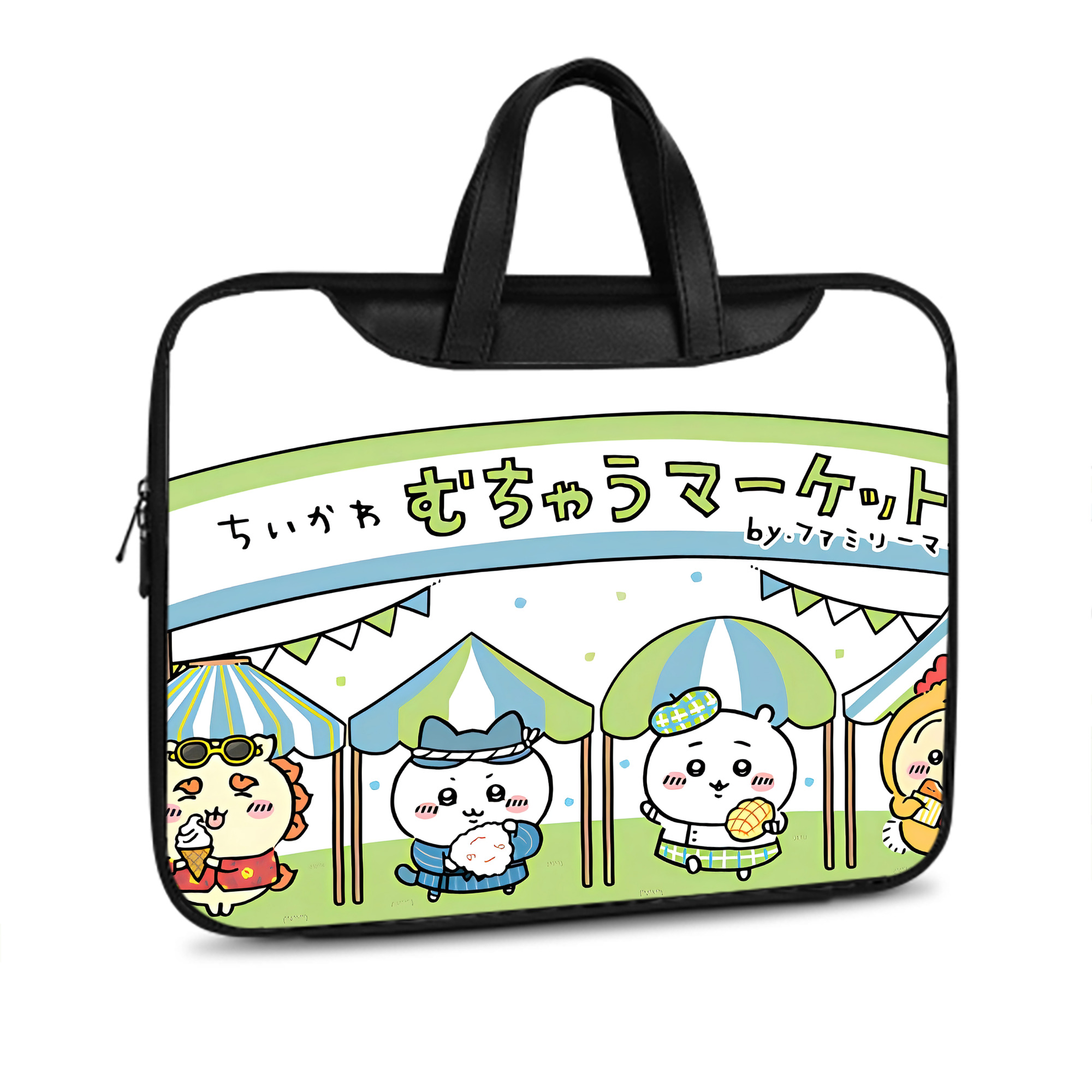 （画像用） ちいかわ Chii-kawa レザーラップトップバッグ　ノートパソコンケース