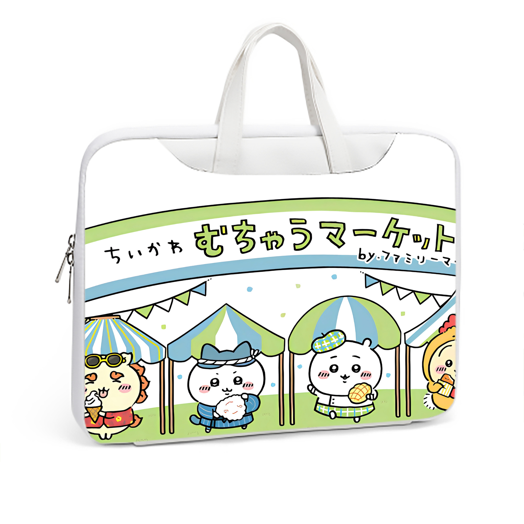 （画像用） ちいかわ Chii-kawa レザーラップトップバッグ　ノートパソコンケース