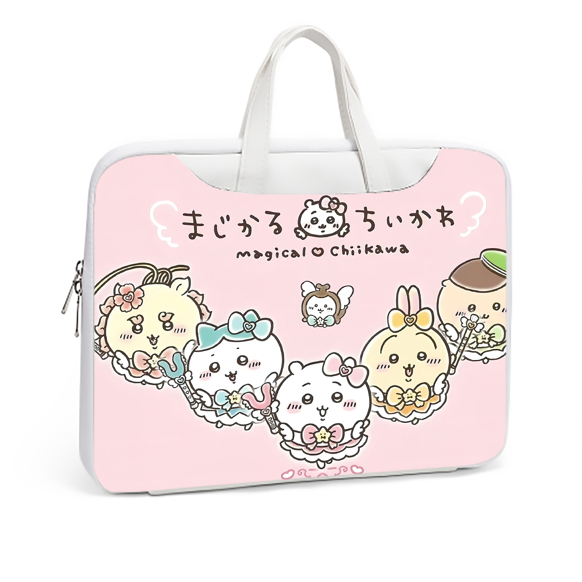 （画像用） ちいかわ Chii-kawa レザーラップトップバッグ　ノートパソコンケース