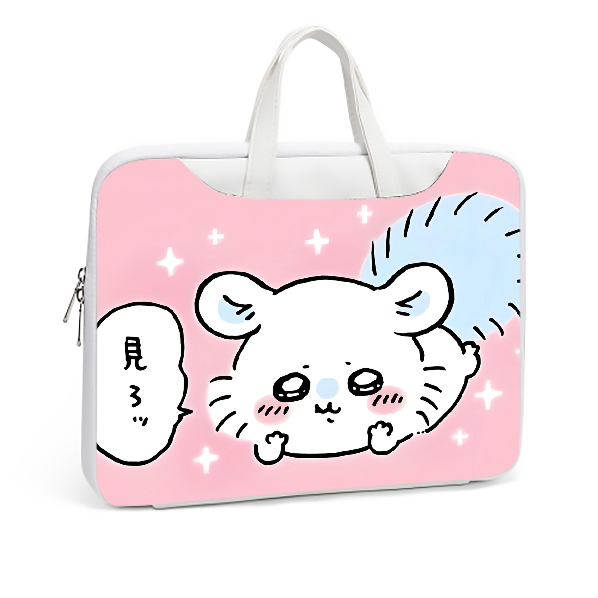 （画像用） ちいかわ Chii-kawa レザーラップトップバッグ　ノートパソコンケース