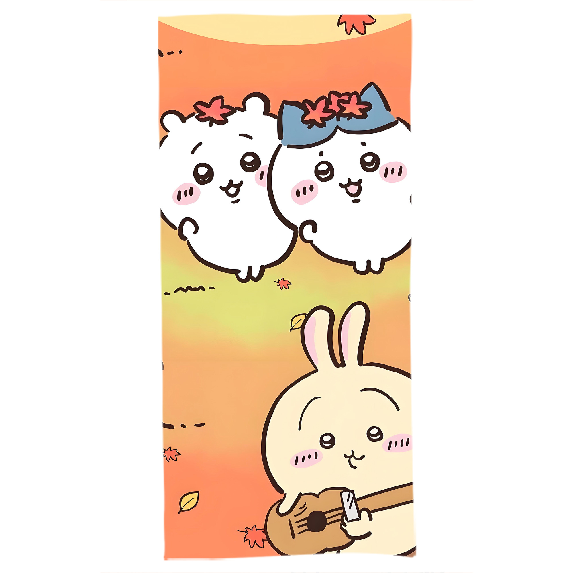 （画像用） ちいかわ Chii-kawa 大判バスタオル 70×140cm 吸水速乾 柔らかい肌触り