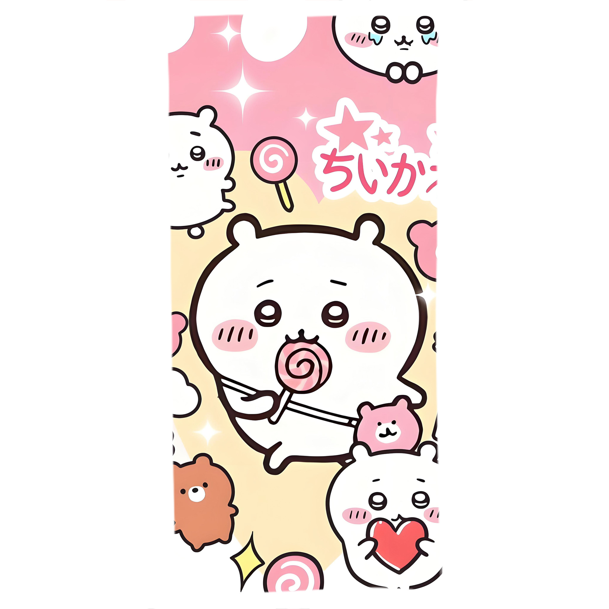 （画像用） ちいかわ Chii-kawa 大判バスタオル 70×140cm 吸水速乾 柔らかい肌触り