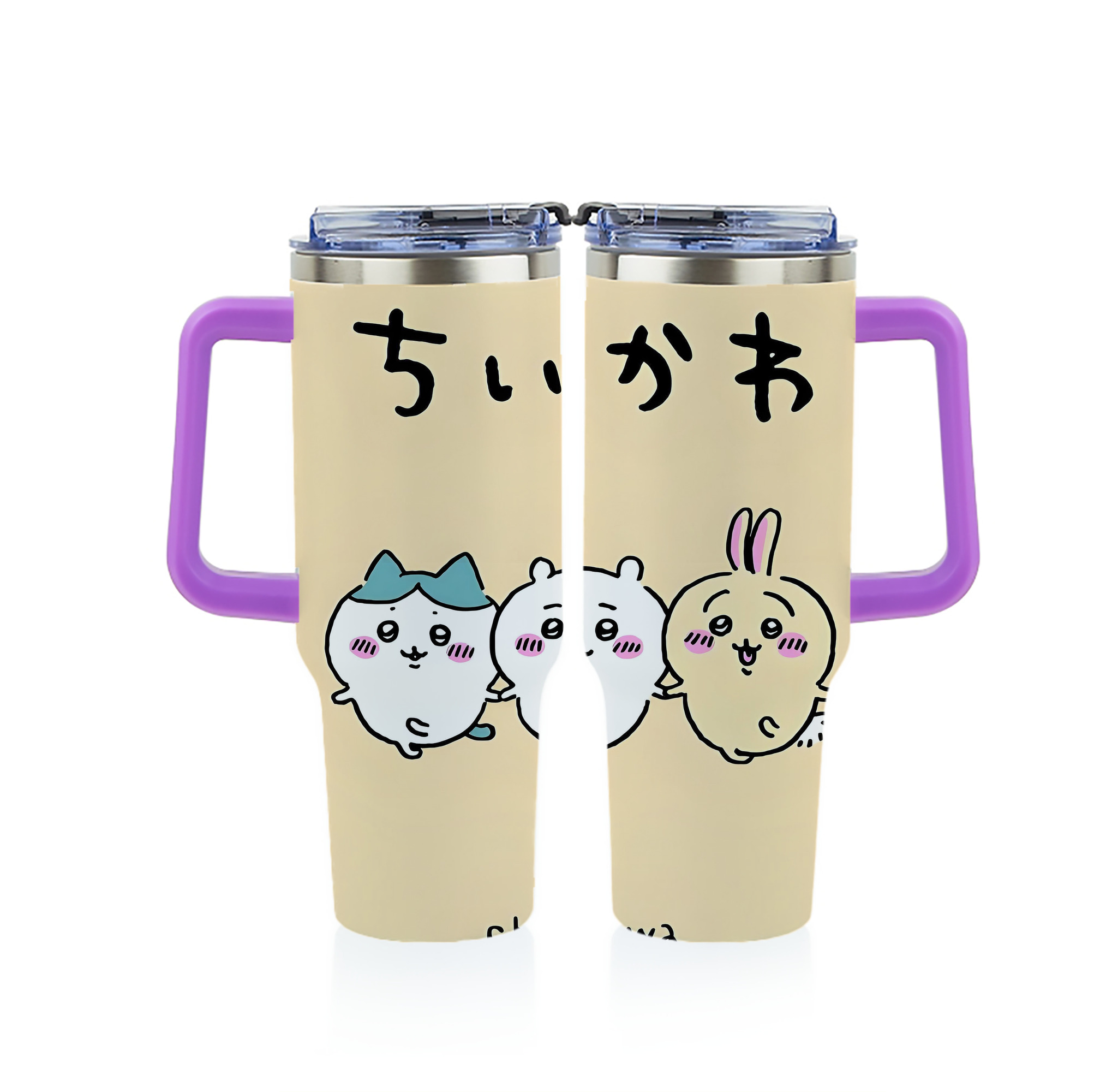 （画像用） ちいかわ Chii-kawa 1200ｍLフルプリント車用タンブラー